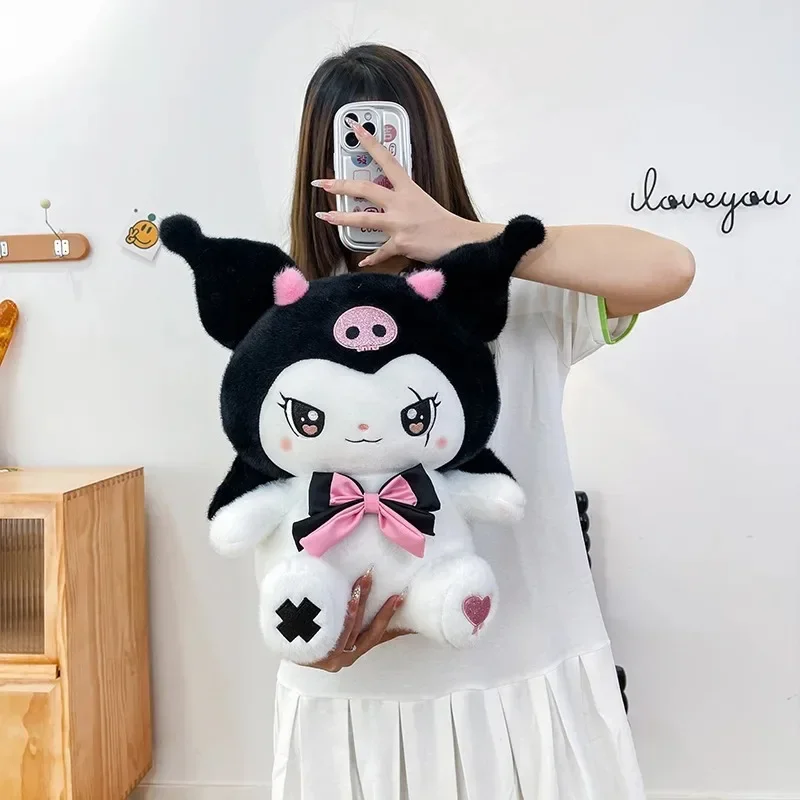 Devil Pikachu Kuromi Melody Cinnamoroll Strawberry Bear Plush Dolls Big Size Cute Kawaii Plushies Stuffed Toys Pillow Girls Gift