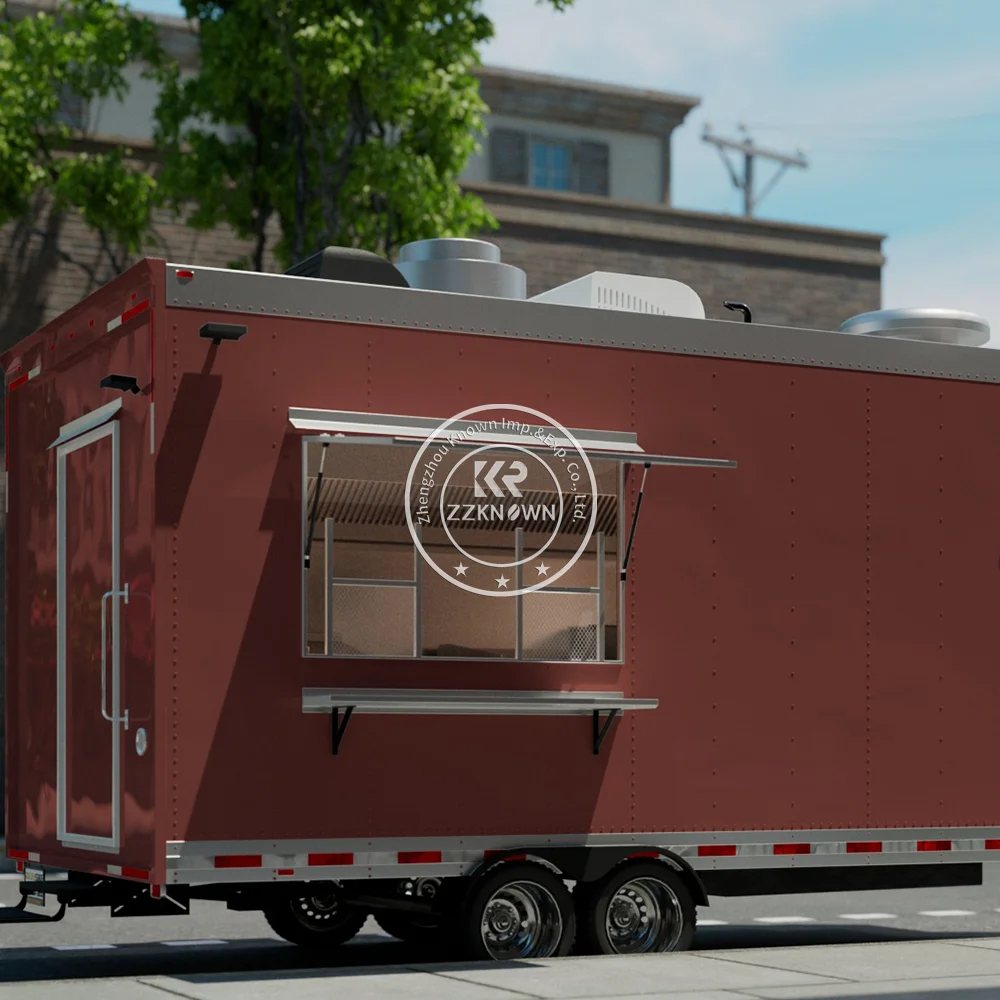 2024 Mobile Kitchen Food Trailer Food Truck Mobile Food Trailers Fully Equipped