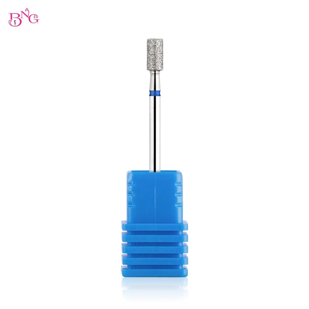 Medium Grit Russian Cuticle Bit Barrel Diamond Nail Drill Bits Electric Manicure Drill Rotary Burr Nails Accessories