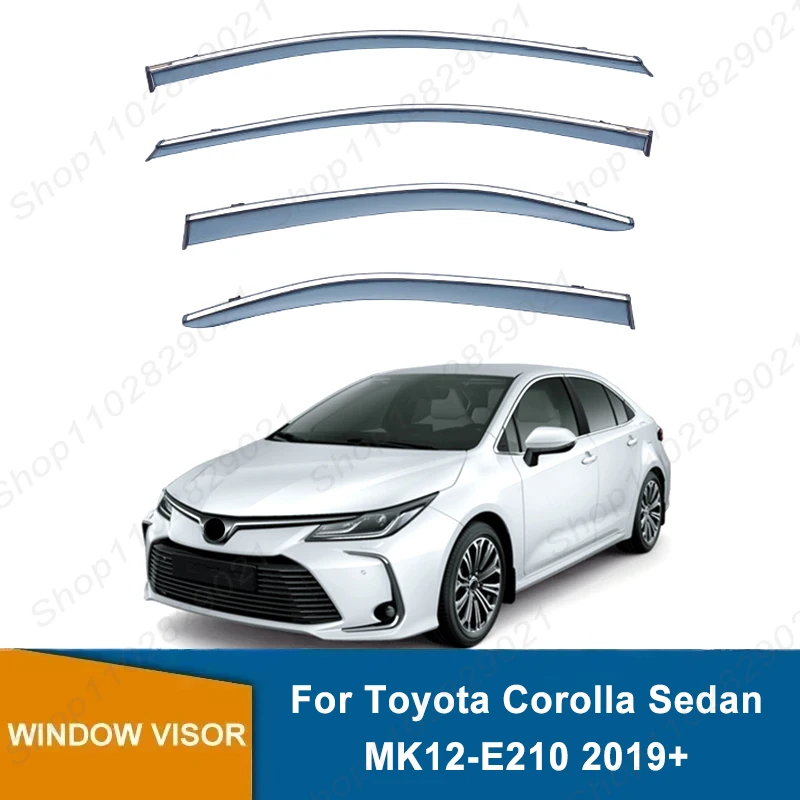 4pcs-window-visor-for-toyota-corolla-sedan-mk12-e210-2019-weathershield-sun-rain-deflector-guard-car-window-deflector-2020-2021