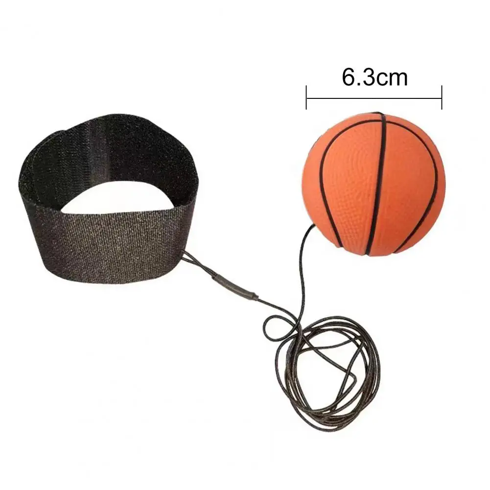 6cm Wrist Return Ball String Rubber Rebound Bouncy Ball Bouncing Reliable Compact Size Portable Wrist Exercise Wristband Game