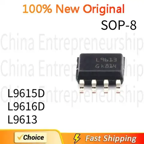 5 PCS SOP-8 L9616D L9616D013TR L9613 L9613B L9615D L9615D013TR SOP-8 Transceiver chip 100%Quality Original/Quick delivery