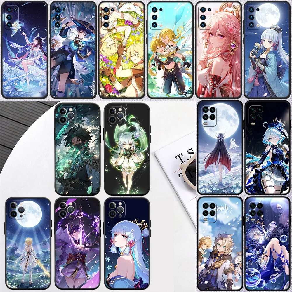 AA24 Genshin Impact Phone Case for Samsung Galaxy M56 A36 A32 A33 A05 A05S A06 A16 A20 A11 A12 A13 A15