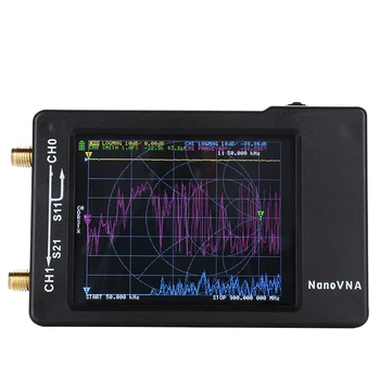 NanoVNA-H HF VHF UHF UV Vector Network Analyzer Antenna Analyzer with SD Card Slot 2.8" LCD Display NanoVNA Spectrum Analyzer