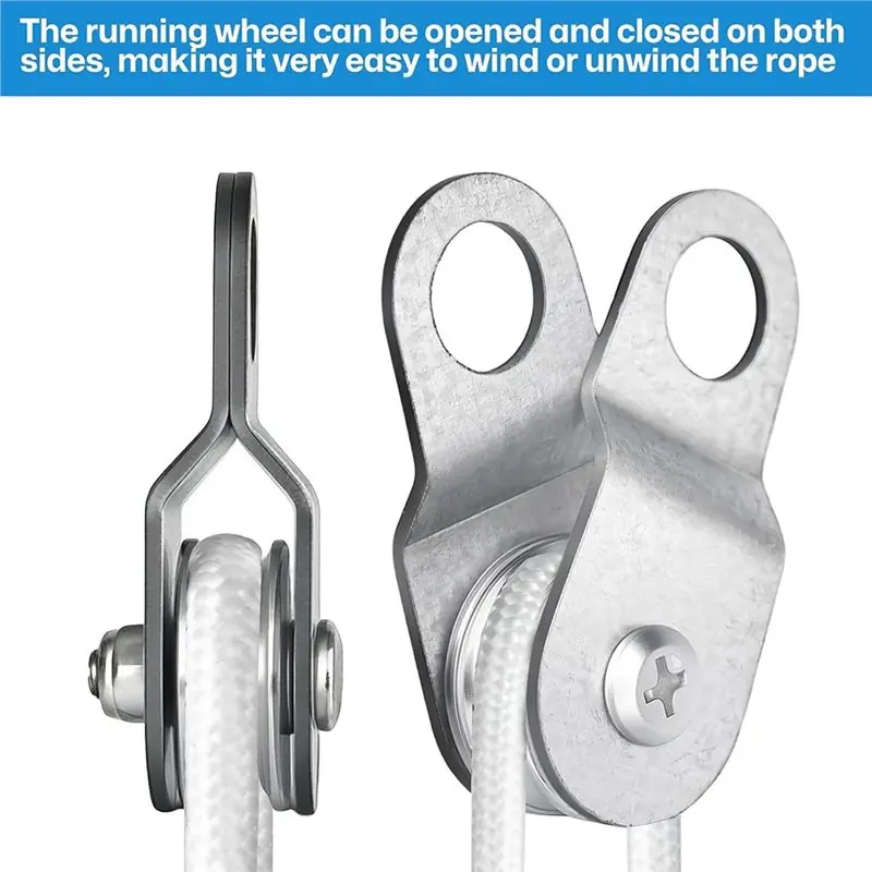 

Новый одинарный роликовый блок с подшипником для троса, подвесной тросовый блок для подъема, аксессуар для троса 6 мм/0,23 дюйма
