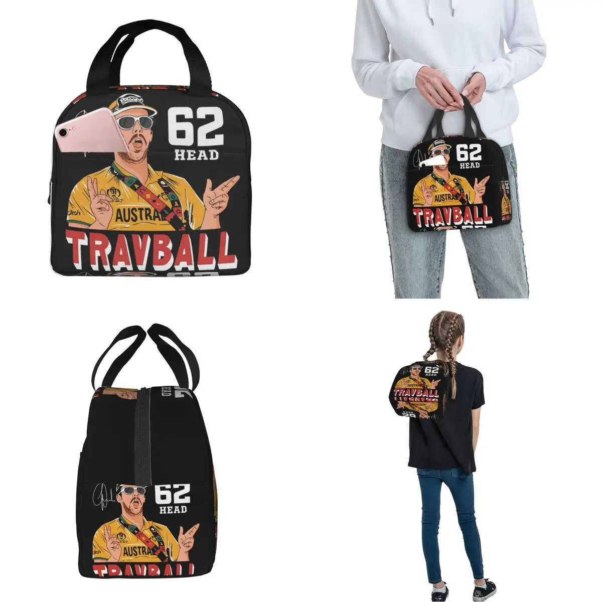 Lunch Box Travball Travis Head Accessories Lunch Container New Arrival Thermal Cooler Lunch Box For Picnic