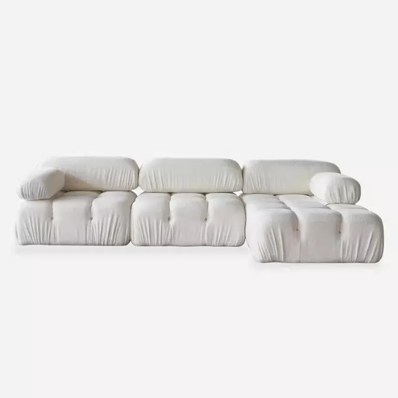 Sofa integrated molding cream plush module comfortable lying