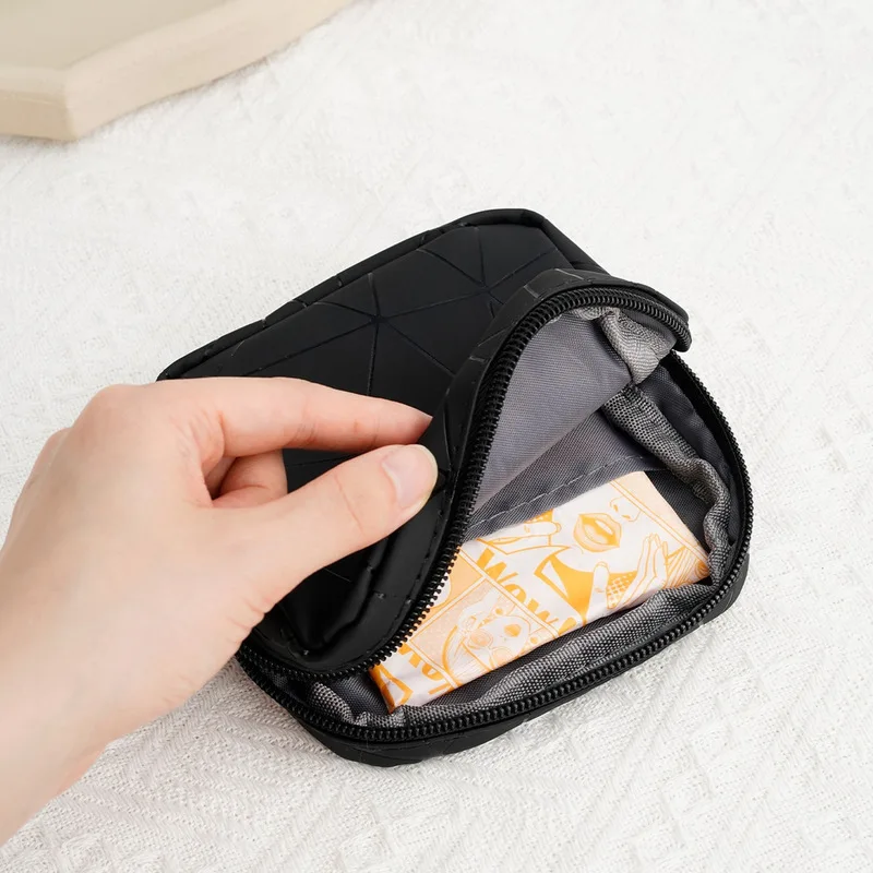 Frauen Kosmetiktasche Geldbörse Make-up Tasche Tampon Aufbewahrungstasche Damenbinden Tasche Student Damenbinden College Dorm Essentials