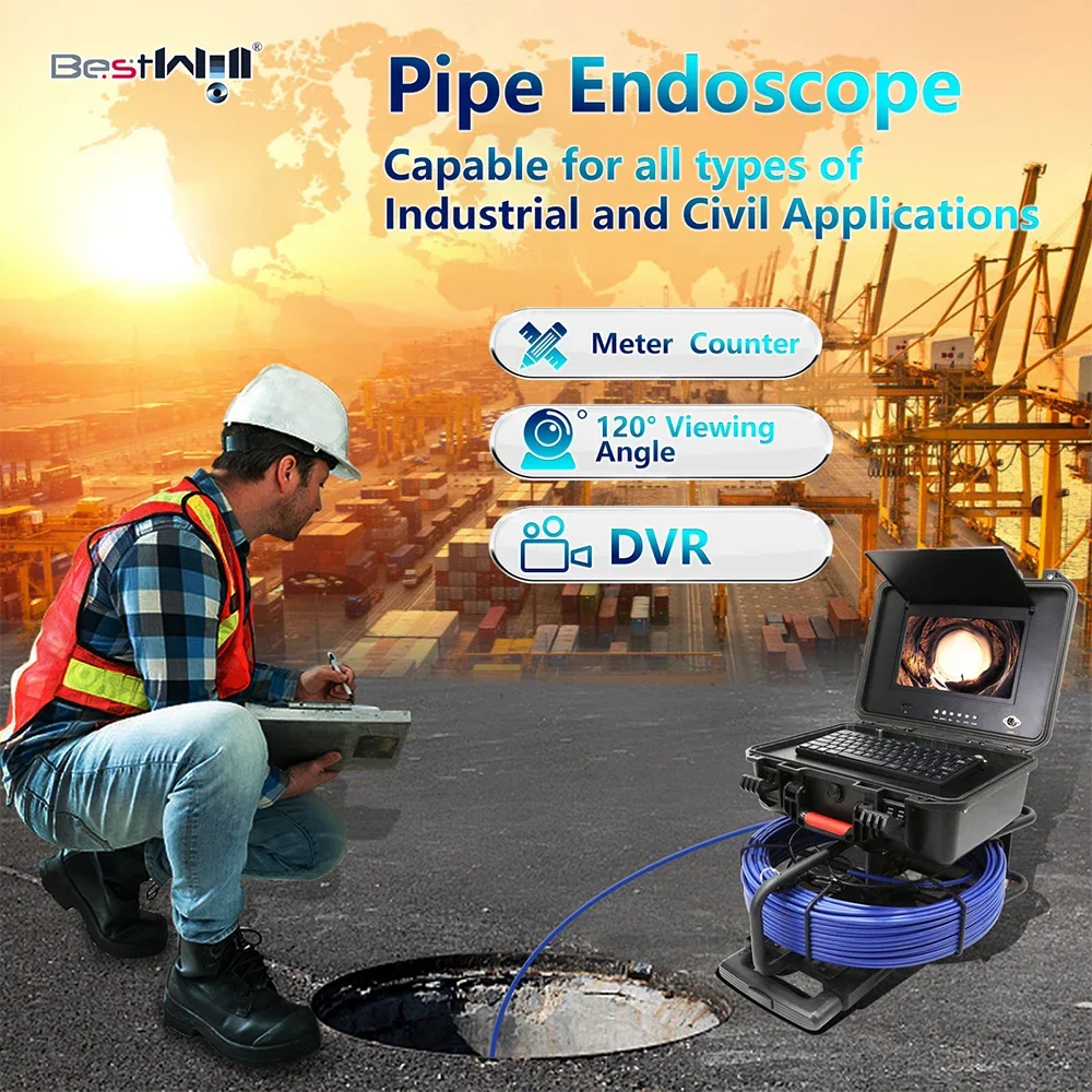 カスタマイズ可能 下水道カメラ 自動水平調整 7mm 検査カメラ 下水道用 下水道カメラのインドでの価格