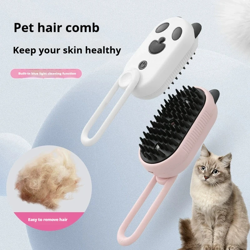 

Pet Massage Brush Cat and Dog Bath Comb Negative Ion Spray Hair Removal and Anti-fly Comb Pet Cleaning Products