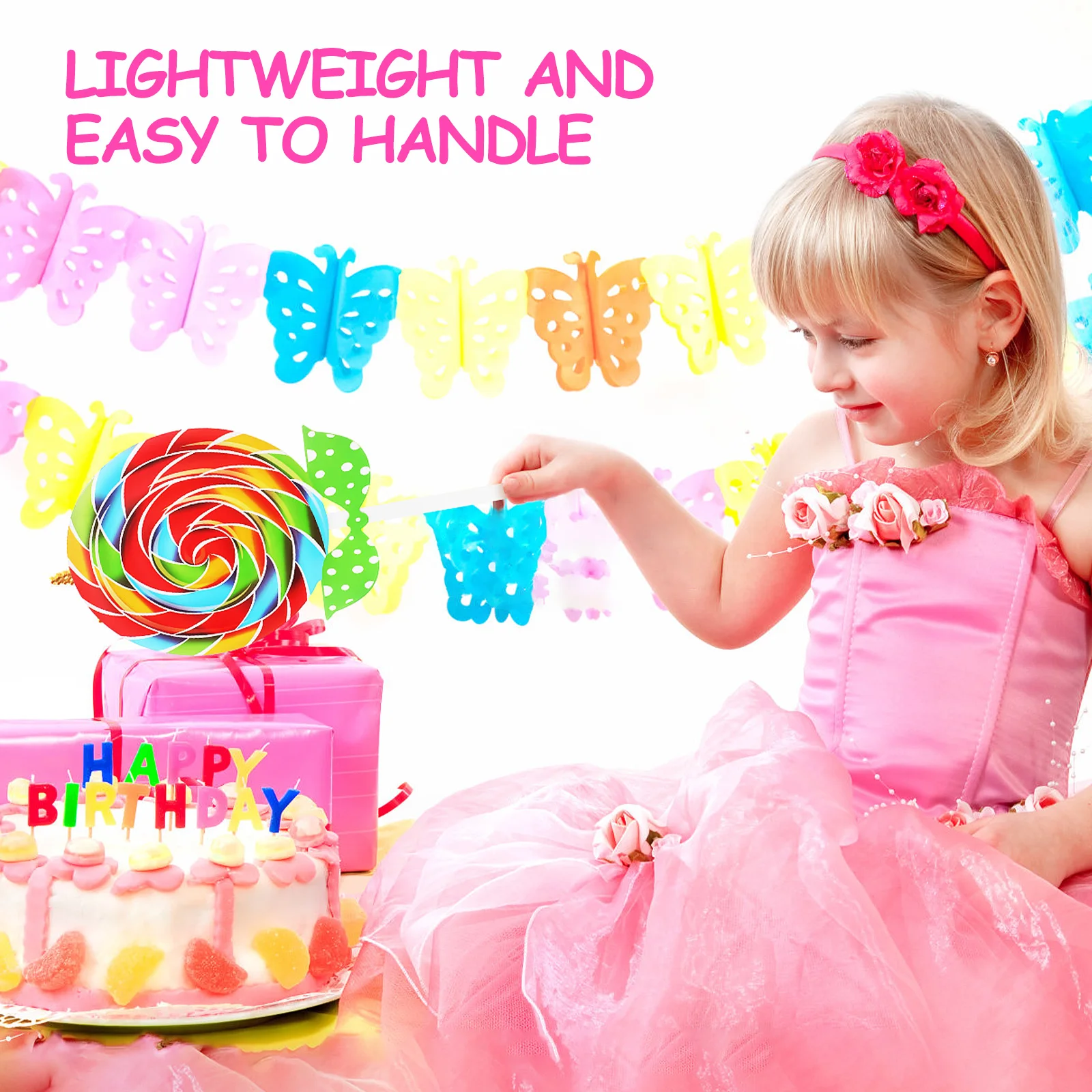 

2Pcs Lollipop Props Giant Candy Ornaments Photo Booth Party Photo Props Giant Lollipop Decorations Large Candy Ornaments