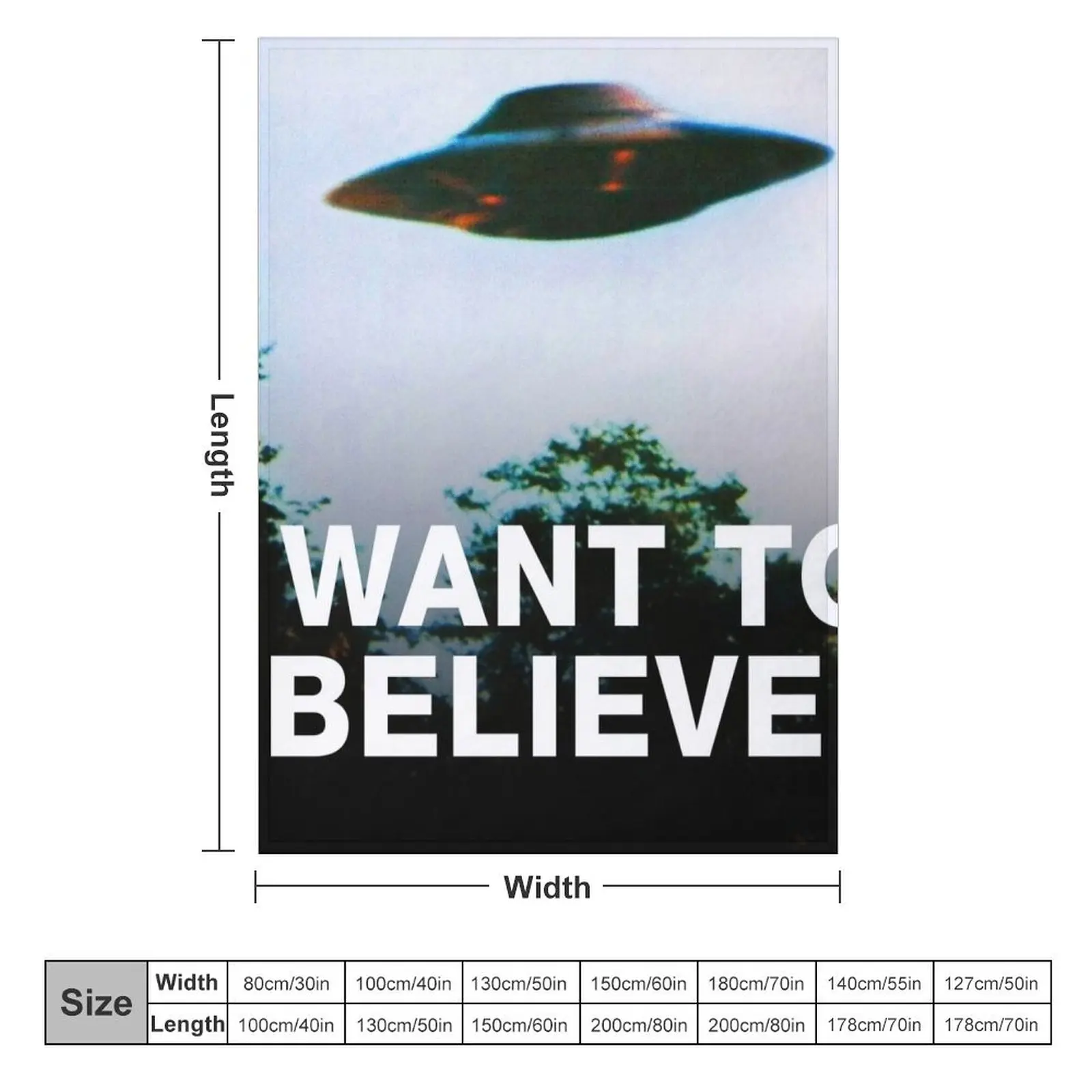 I want to believe. Original The X-Files poster Throw Blanket Soft Plaid Bed linens Bed Fashionable Quilt Blankets