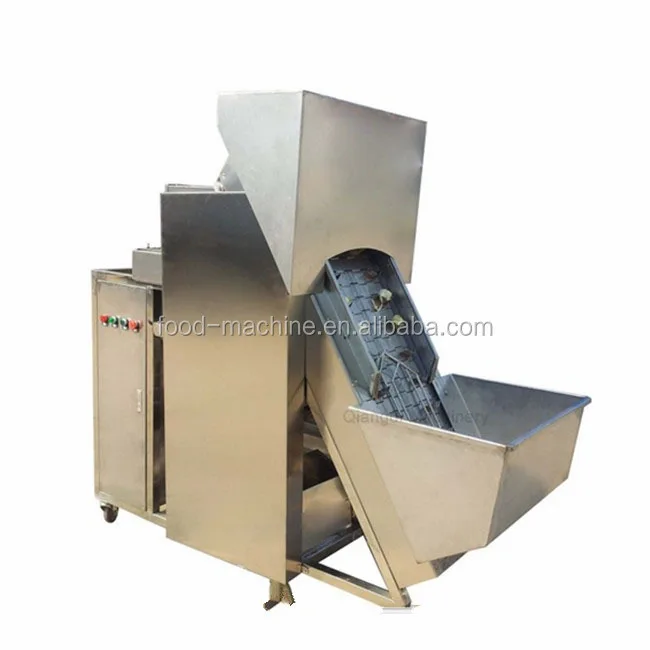 آلة تقشير البصل الجاف من نوع السلسلة الأوتوماتيكية الكاملة الصناعية #4