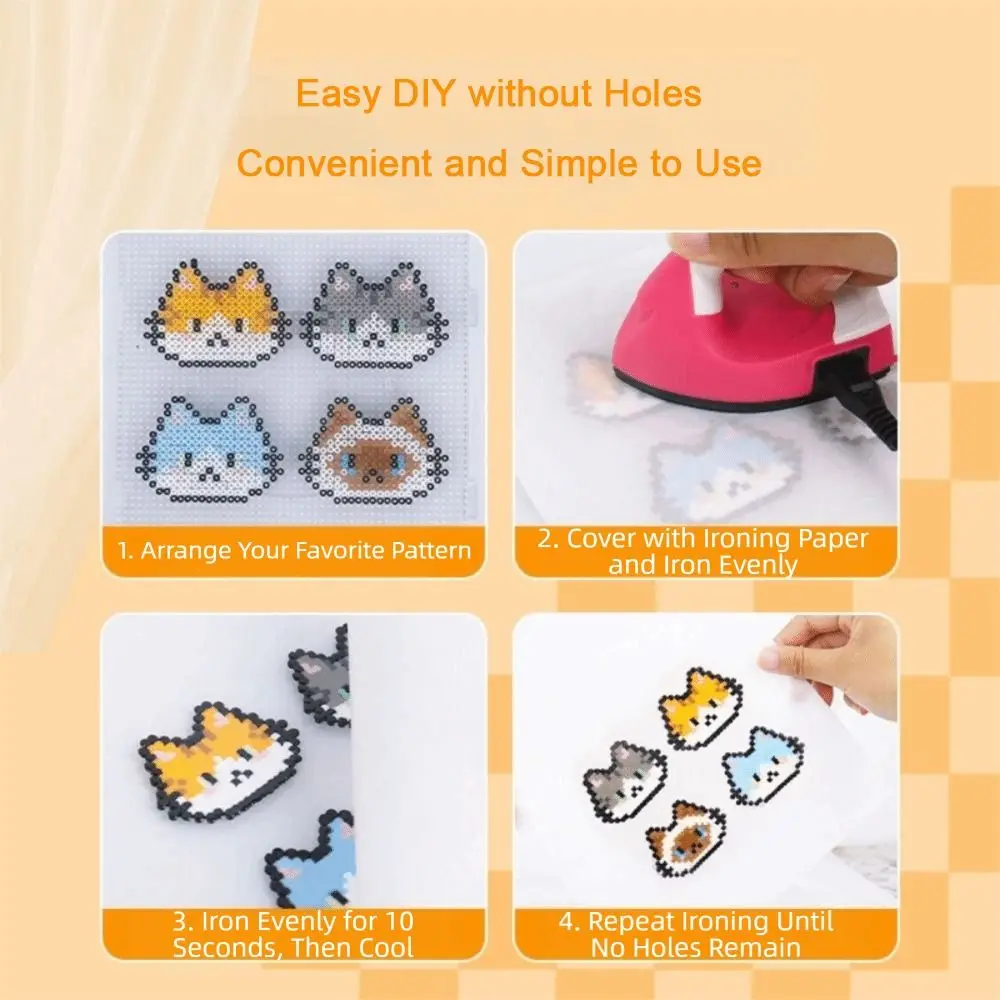 2.6mm tamanho perler hama contas de alta qualidade tridimensional fusível contas kit 48/72/96/120 cores premium pequeno feijão