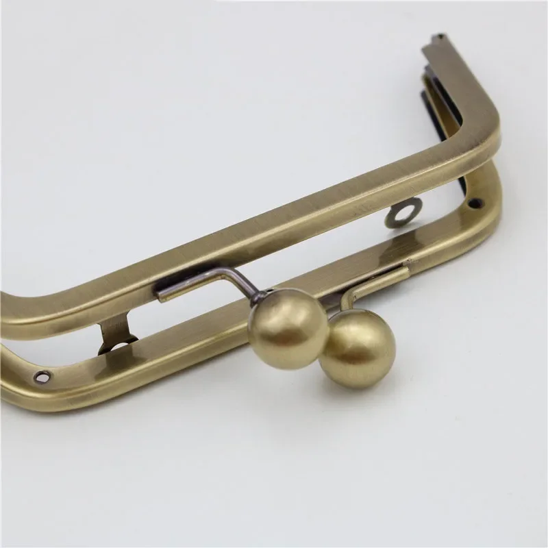 14cm New Screw Purse Frame for Bag Metal Kiss Clasp Lock Handles Women Shoulder Bags Frame Accessories Diy Craft