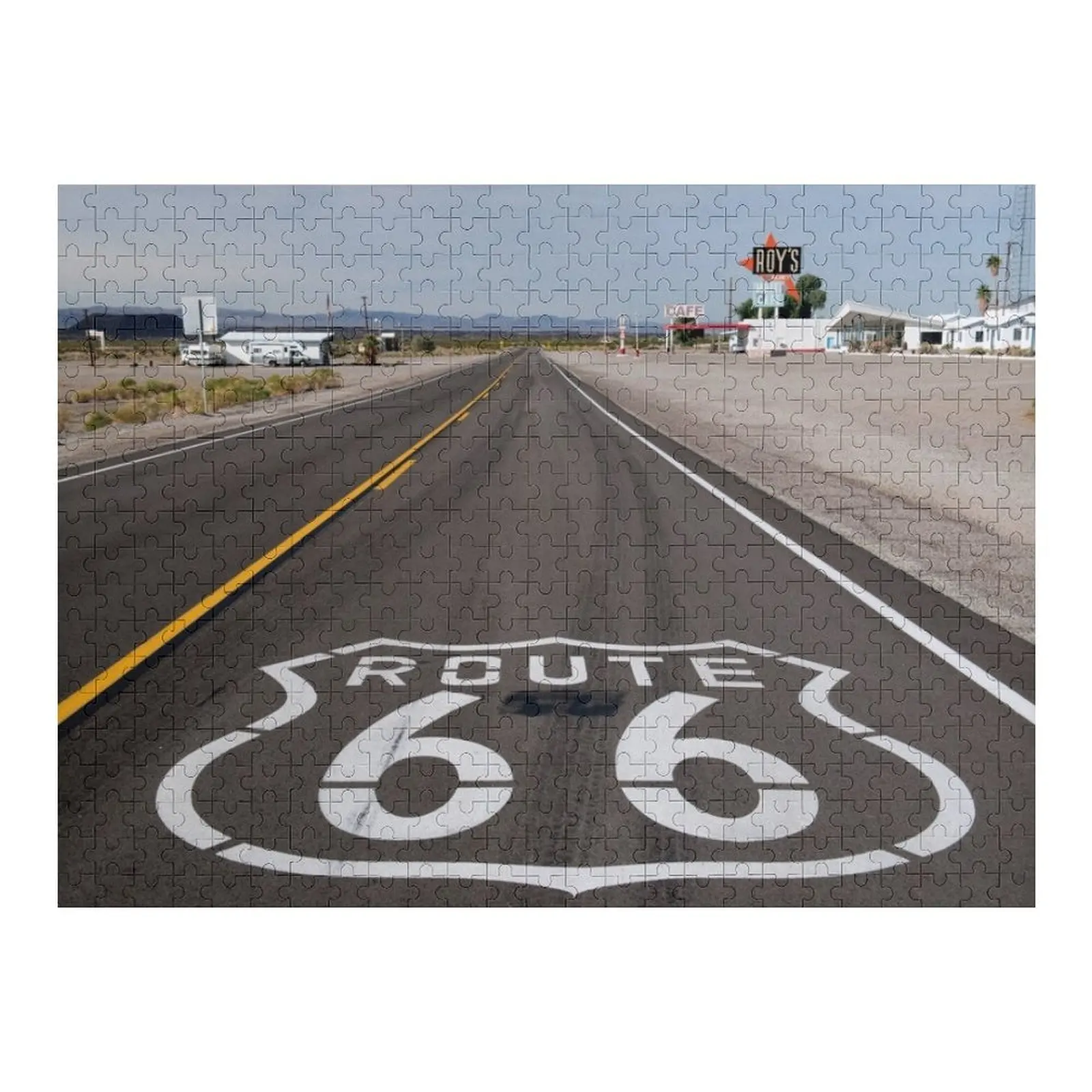 

Пазл Route 66, деревянный пазл для взрослых, персонализированный подарок с фотографией