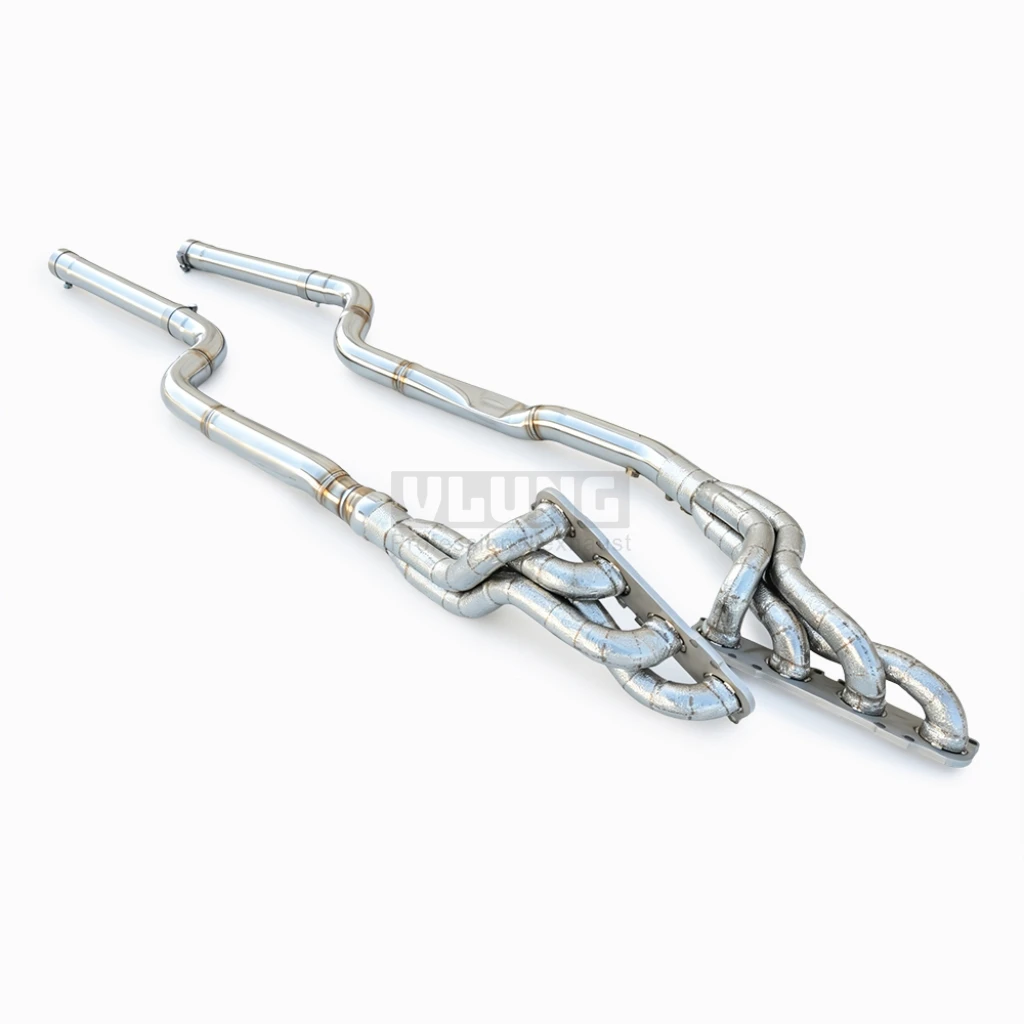Insulated High Performance Exhaust Manifold for Mercedes C63 AMG W204 Right-Hand Drive 6.2L 2008-2013