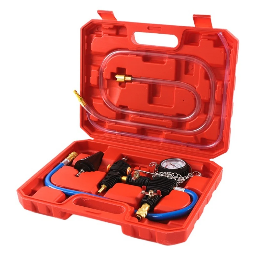 

Vacuum Coolant Refill Tool Kit for Automotive Cooling System Maintenance and Leak Detection on Cars SUVs Tractors
