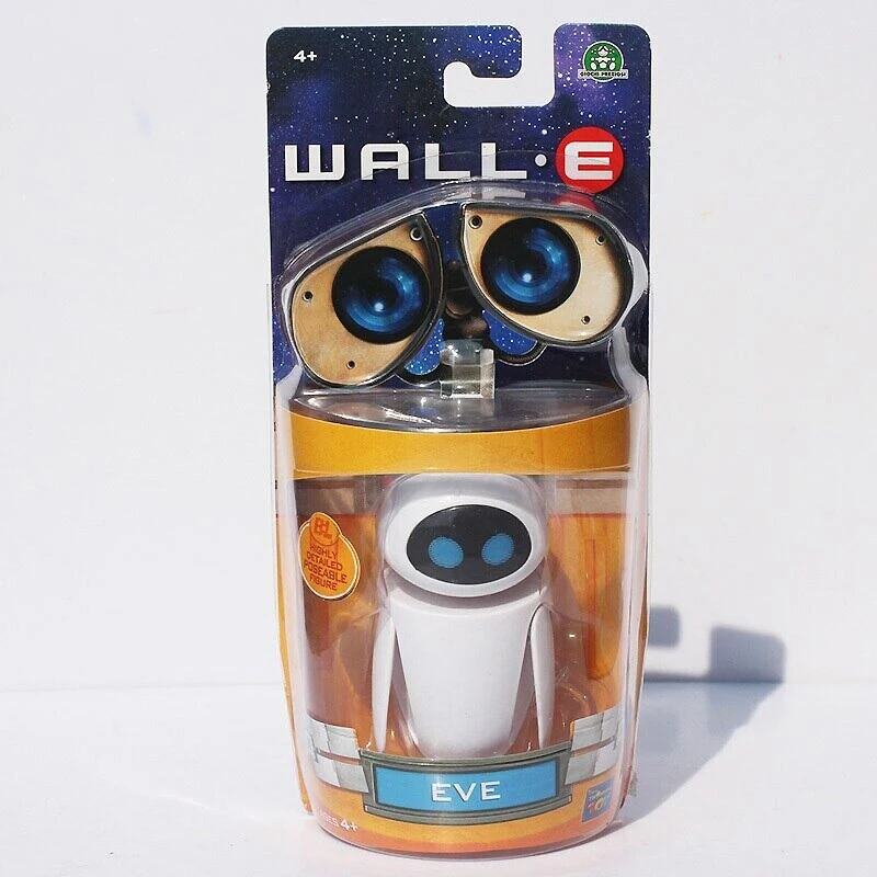 6cm/10cm Robot Wall-E i EVE PVC kolekcja figurek zabawki modele lalki postacie z anime dla dzieci prezent na boże narodzenie