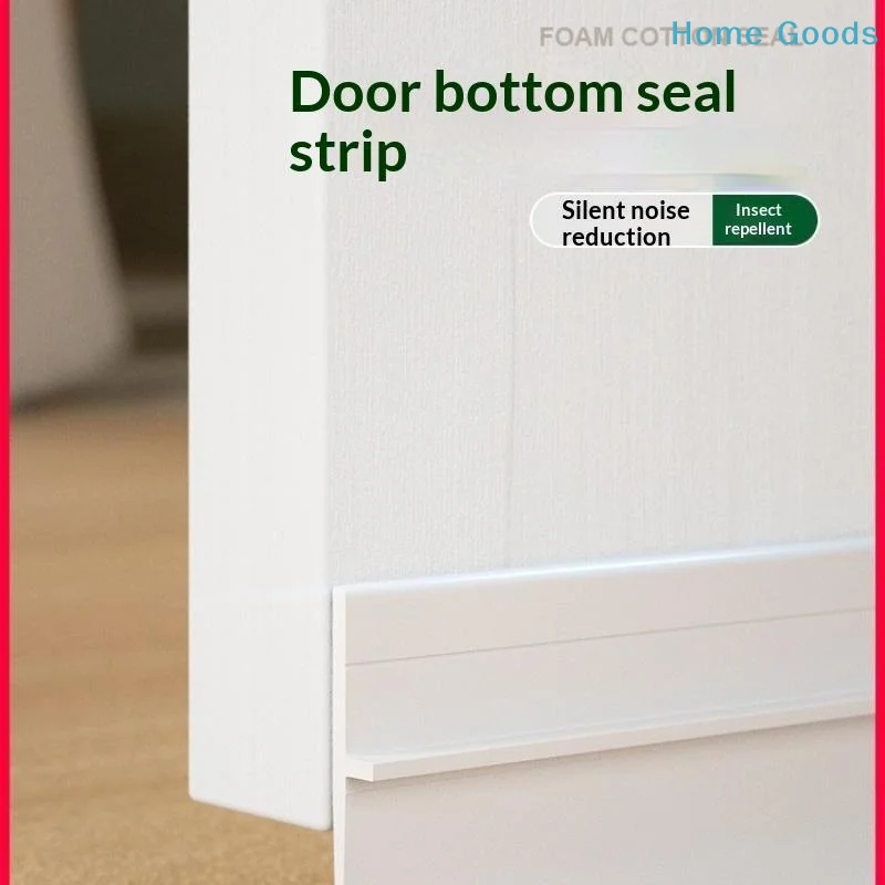 preferredPVC Door Bottom Seal Strip Self Adhesive Soundproof Strong Adhesion Door  Stopper For Glass Windowproduct
