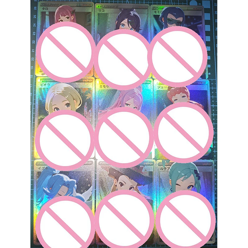 Sailor Moon collectible cards boy games toys table games birthday gifts DIY anime STsukino Usagi Sailor Moon premium flash card