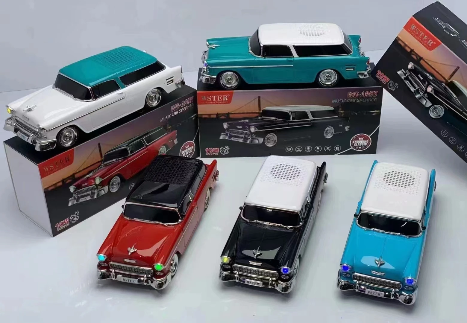 EONKO WS-1955 Nomad Deep Bass Car Shaped Bluetooth Speaker with TF