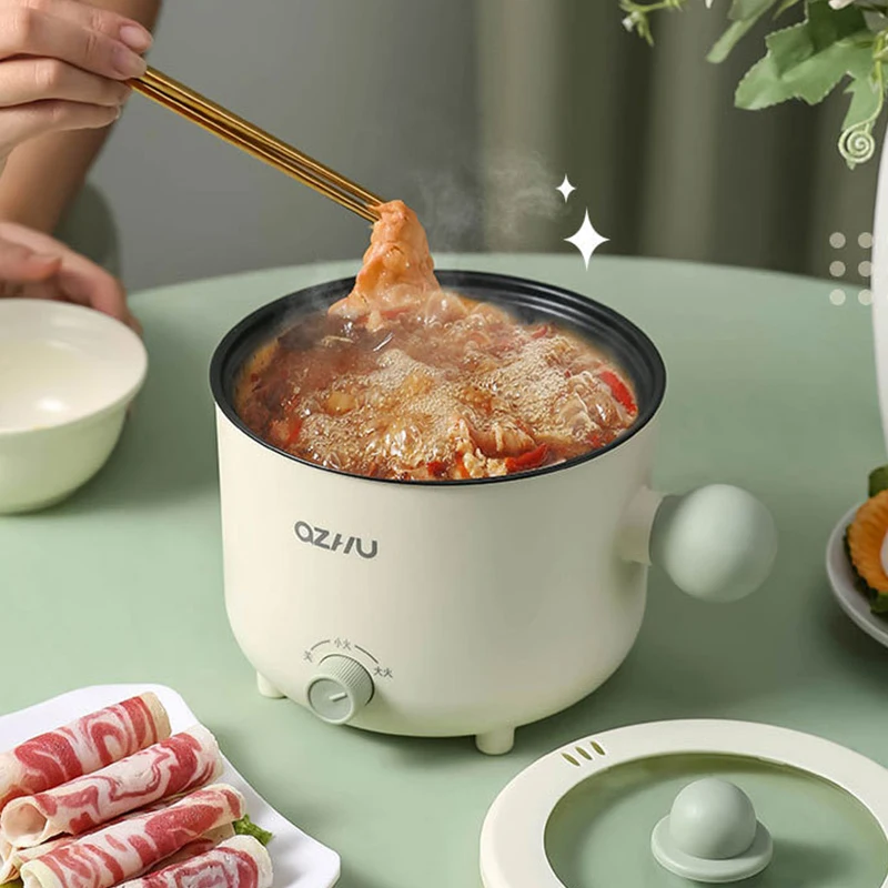 

Electric Rice Pot Multicooker Non-stick Rice Cooker with Steamer for Home Cooking Pan for Noodles Eggs Soup Hotpot Stew Heating