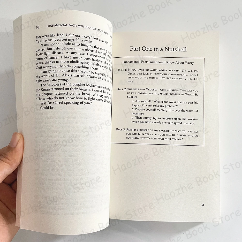 Imagem -02 - English Book For Construction Worry by Dale Como Parar de se Preocupar e Começar a Viver Métodos Testados Pelo Tempo Gerenciamento de Estresse