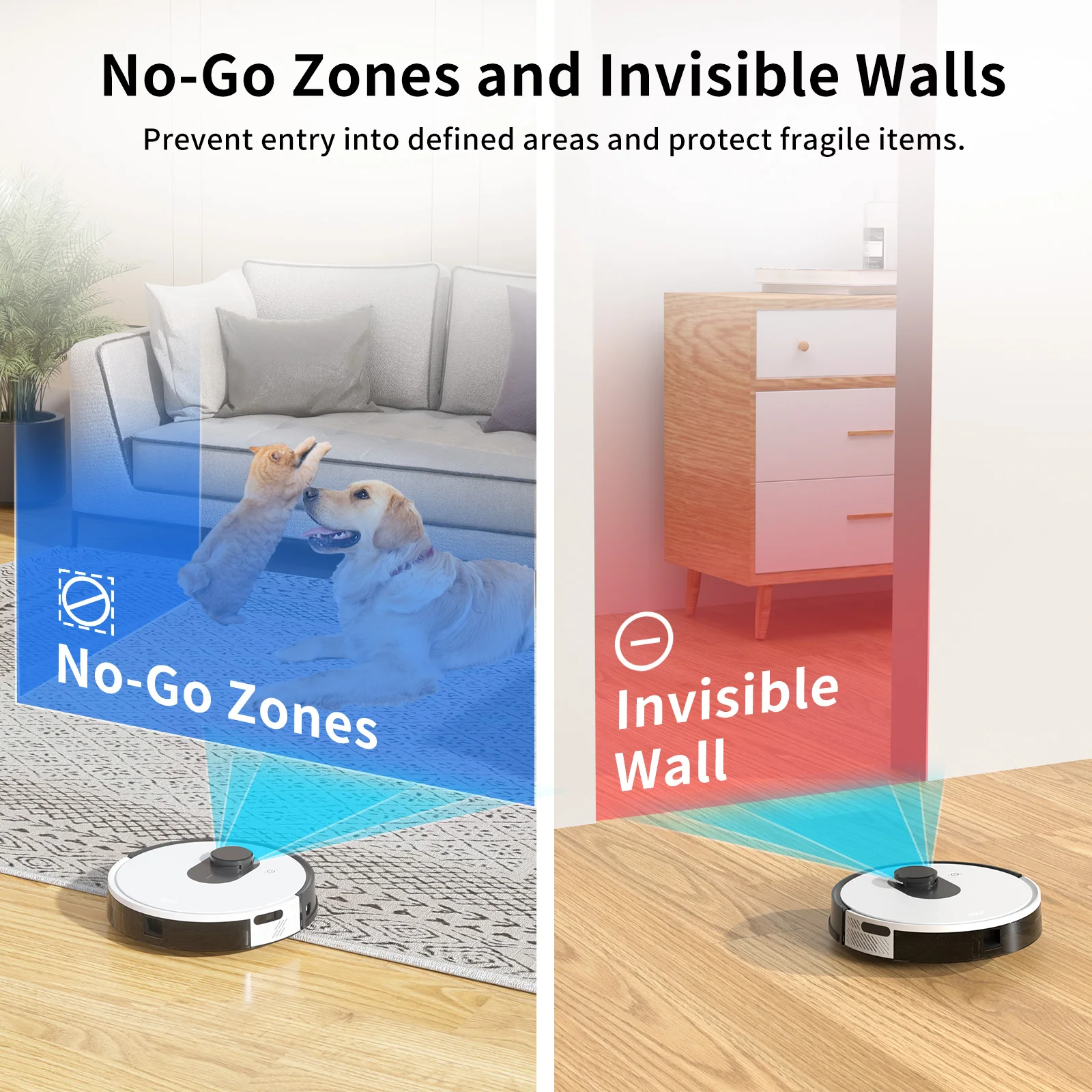 OKP L1 Robot Vacuums, LiDAR Navigation, 3800Pa Suction, 180mins, App/Alexa/WiFi/Google Control, Ideal for Pet Hair, Carpet