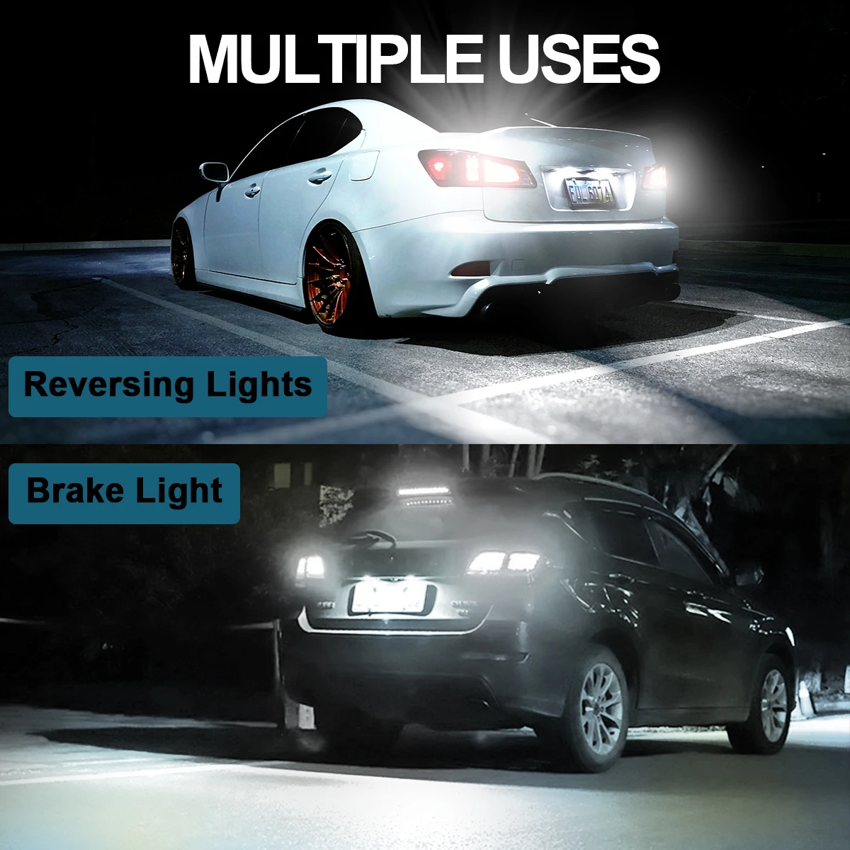 2x Canbus BAY9S H21W Led-lampen Auto Backup Lampen Reverse Lichter Für BMW F30 F31 F34 Ford Mondeo 3 Renault Clio 4 sitz Leon 5F MK3 – Detail 9