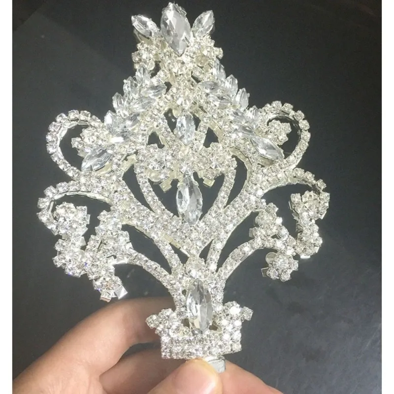 Cetro de diamante para mulheres, Interpretação de metal, vara de fada, joalheria princesa, beleza Cetro adereços, beleza nova