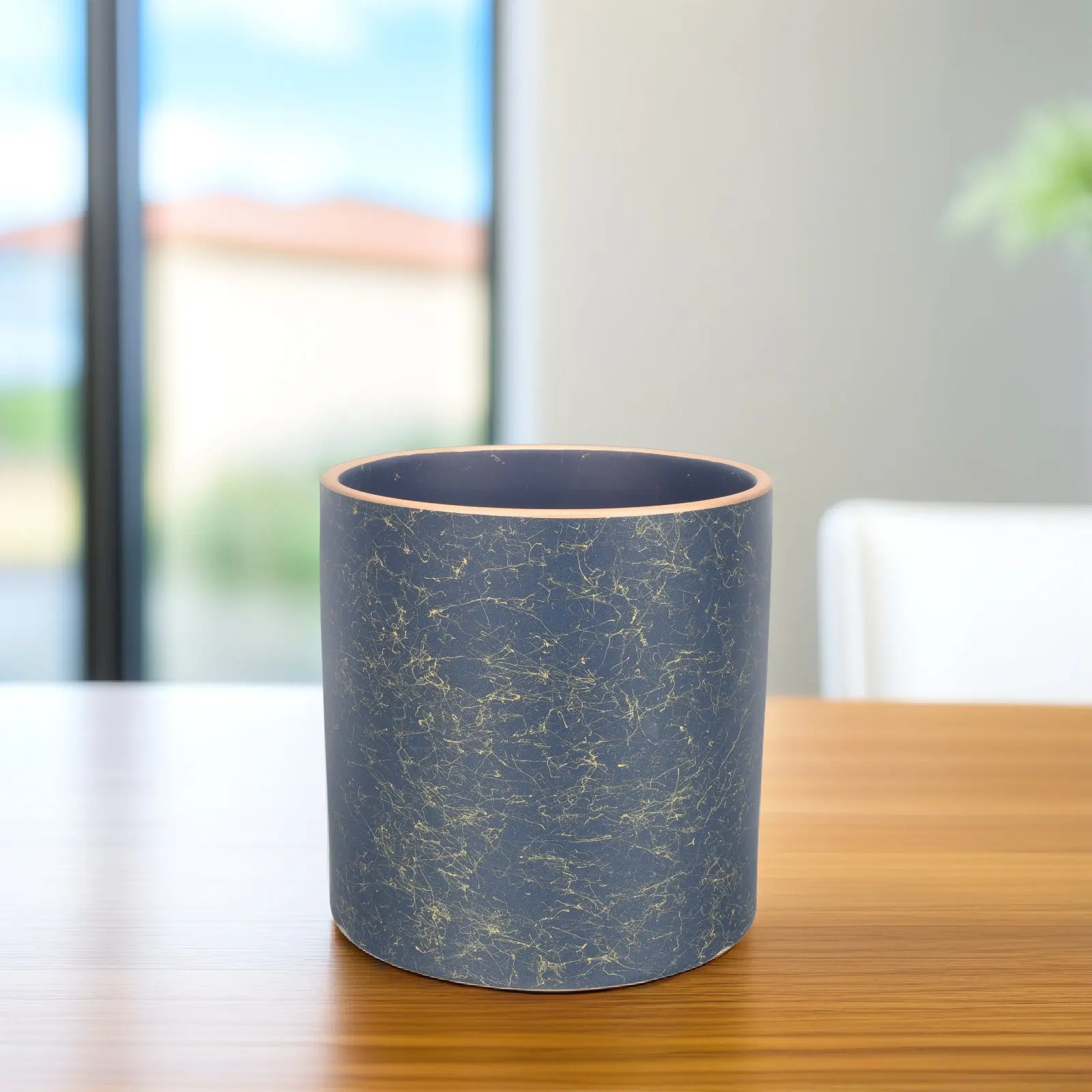 Sturdy Ceramic Flowerpot Nordic Aesthetic Beautiful Texture Ideal for Phalaenopsis Flower Planting Garden Balcony Office Desktop