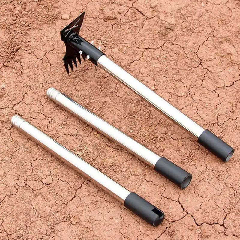 Weeds Puller Garden Weeds Pulling Tool Heavy Duty Rust-Resistant Digger Double-Sided Design For Outdoor Vegetable Backyard