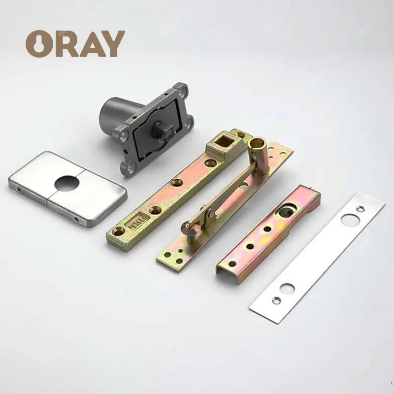 Stainless Steel Glass Pivot Door Fittings Floor Pivot Bearing Frameless Glass Swing Door Hardware Fitting Pivot Door Hardware