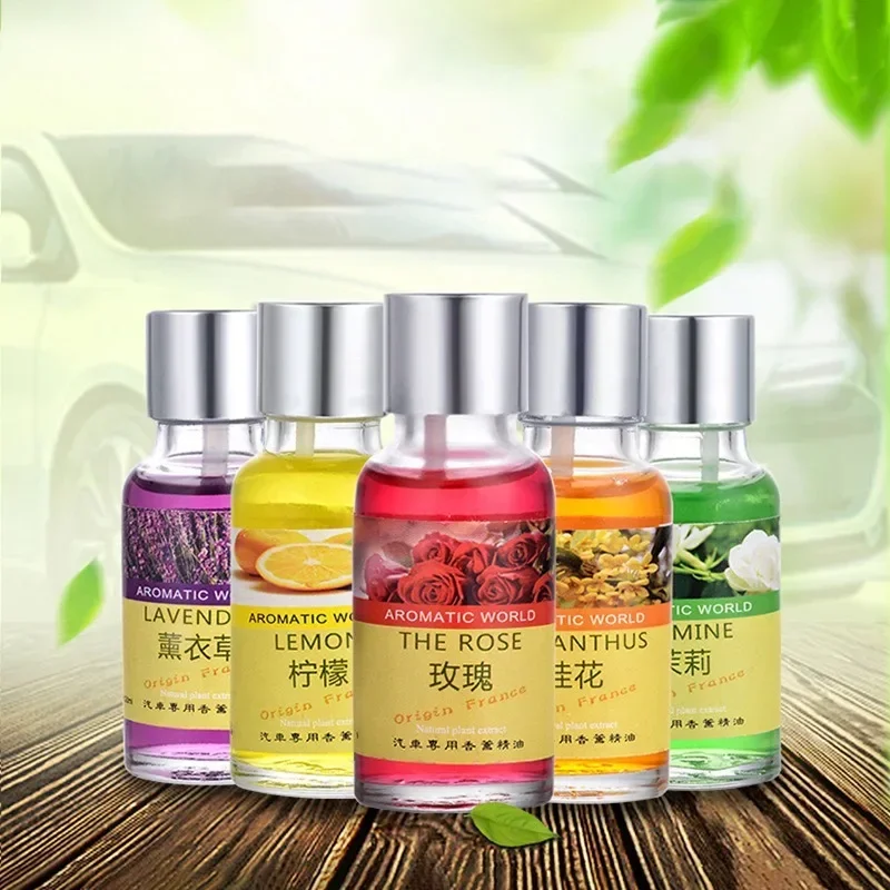 10ml Air Freshener Auto Car Outlet Perfume Replenishment Aromatherapy Oil Natural Plant Essential Automobiles Vents Fragrance