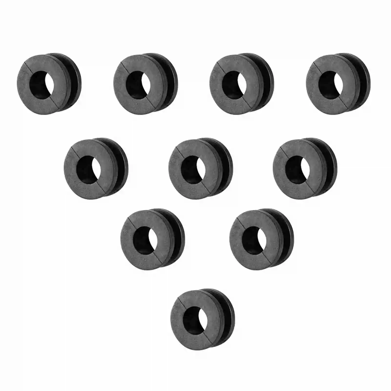 Arandelas de carenado de motocicleta para Honda/Suzuki/Yamaha, arandelas de goma para motocicleta, junta de ojales, accesorios para motocicleta, 10 Uds.