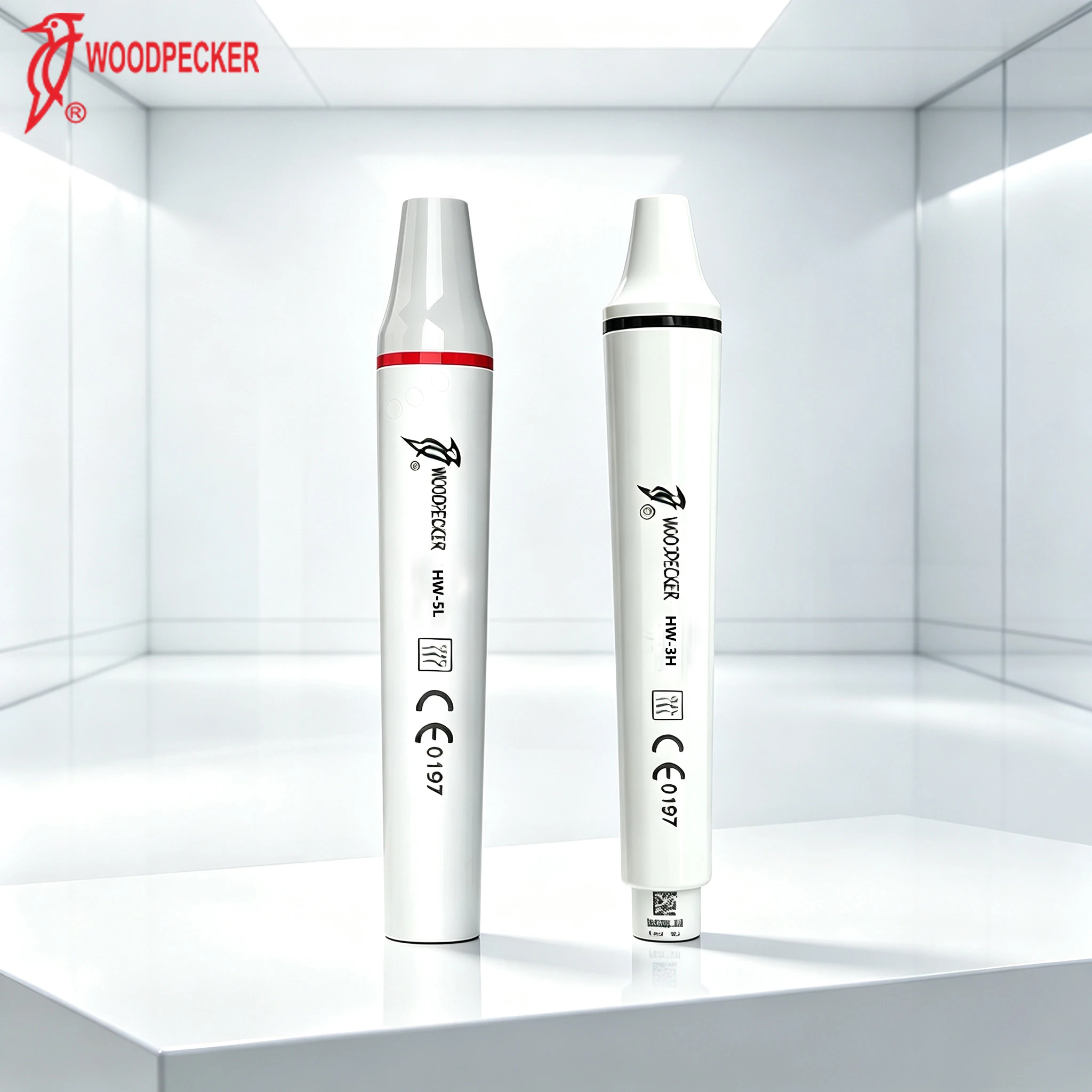 Pièce à main de détartreur piézoélectrique ultrasonique LED Woodpecker HW-3H HW-5L pour le nettoyage dentaire et l'hygiène bucco-dentaire