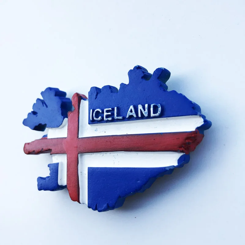 Iceland  Costumes 3D Fridge Magnets Souvenirs Refrigerator Magnetic Stickers Gift Collection