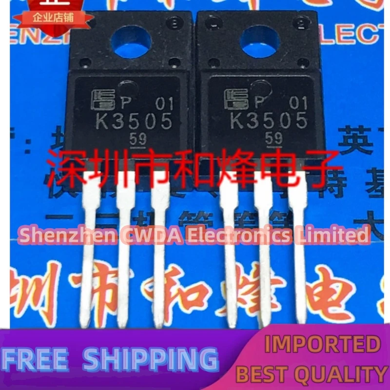 10PCS-20PCS  2SK3505 K3505  TO-220F 500V 14A   In Stock Can Be Purchased