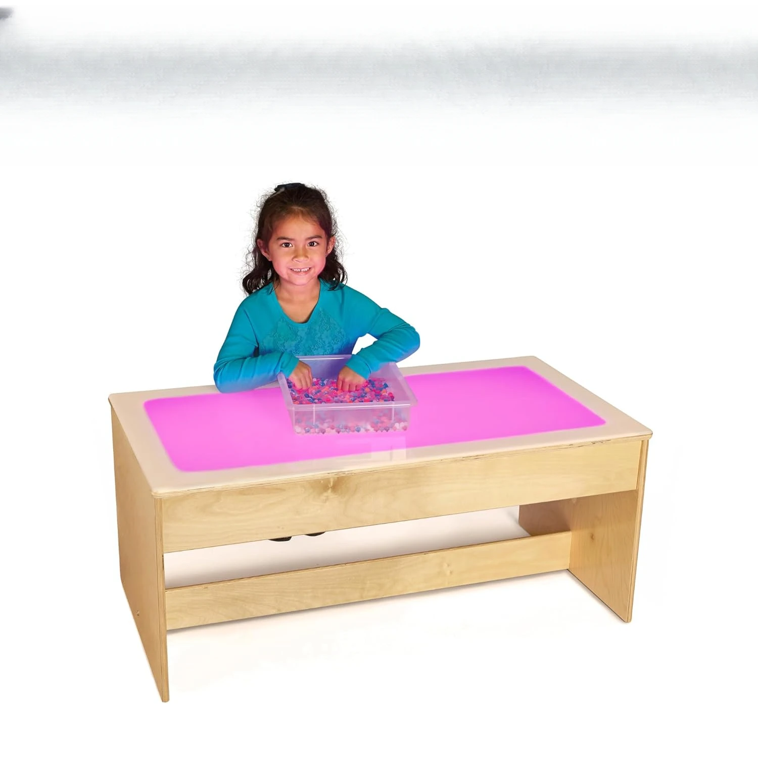 

Large Multicolored Light Table, 22.5x42.5x18.5 patio furniture set furniture outdoor furniture set outdoor furniture