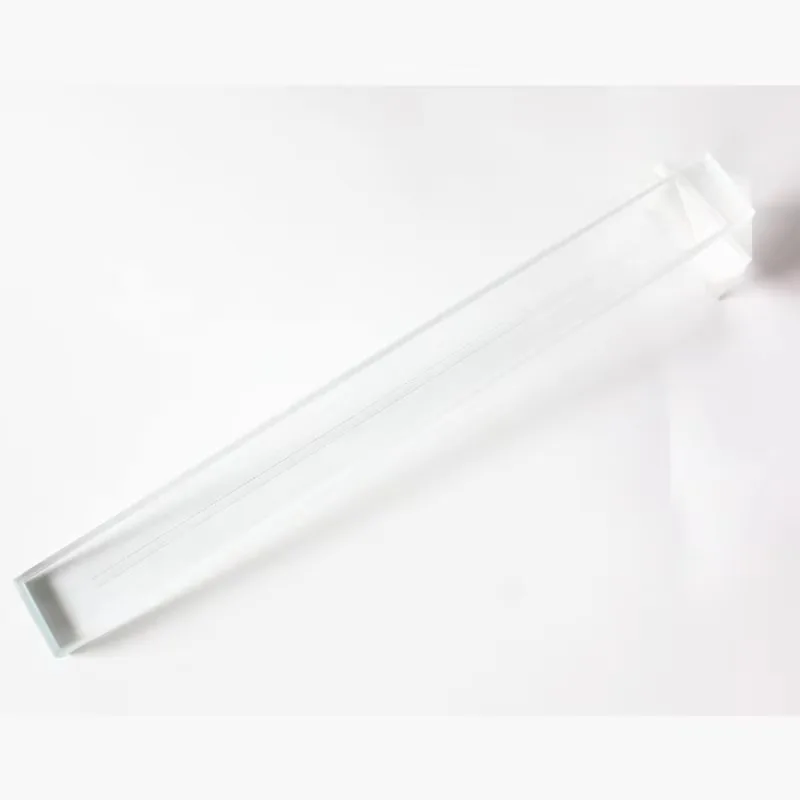 Customized Optical Glass Calibration Scale Ruler 0-300MM 0.1MM Graduation High Precision Measuring Tool In Stock