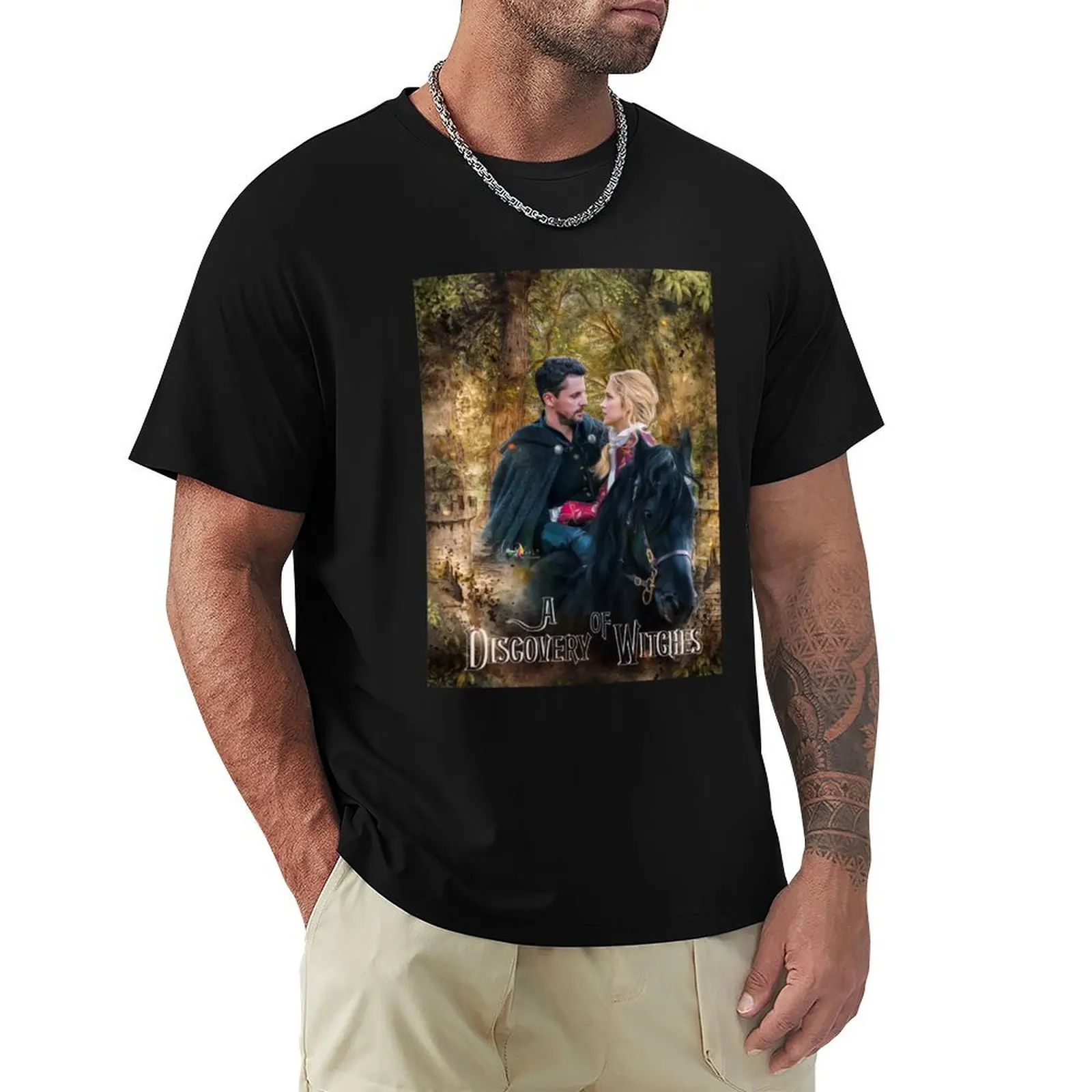 

A Discovery Of Witches (1) T-Shirt vintage anime stuff cute tops men clothing