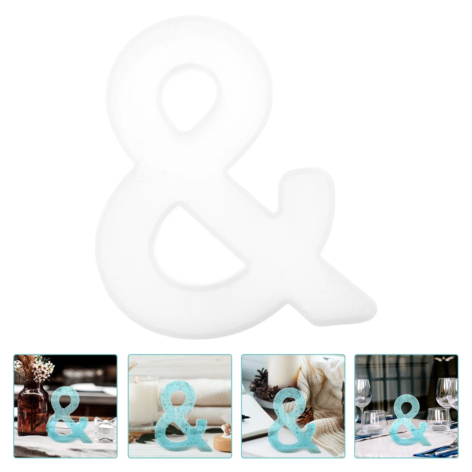 

Crystal Epoxy Water Droplet Mold Non Stick Silicone DIY Craft Alphabet Symbol Resin Art Casting Mold Ornament Casting Molds