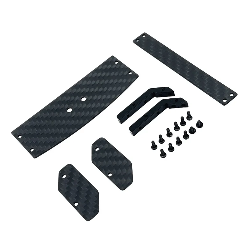 Carbon Fiber Tail Wing Rear Spoiler for WLtoys 1/24 244016 LOSI 1/24 Micro-B