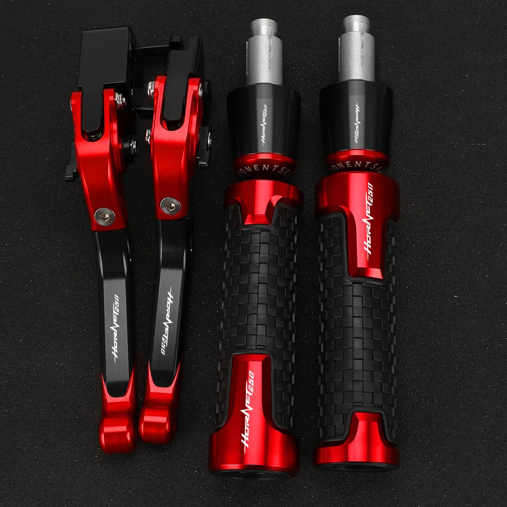 

Motorcycle FOR HONDA HORNET250 HORNET 250 2001 Adjustable Extendable Brake Clutch Levers Handlebar grips Accessories Aluminum