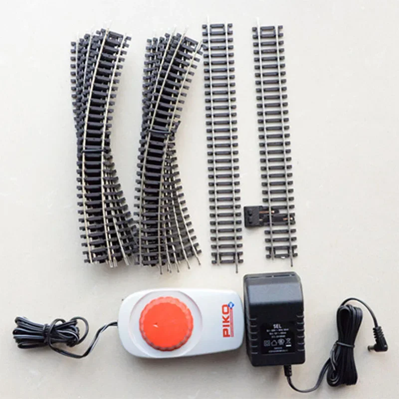 

Модель поезда PIKO, набор направляющих, овальная направляющая + контроллер, масштаб HO, никелевая направляющая 1/87