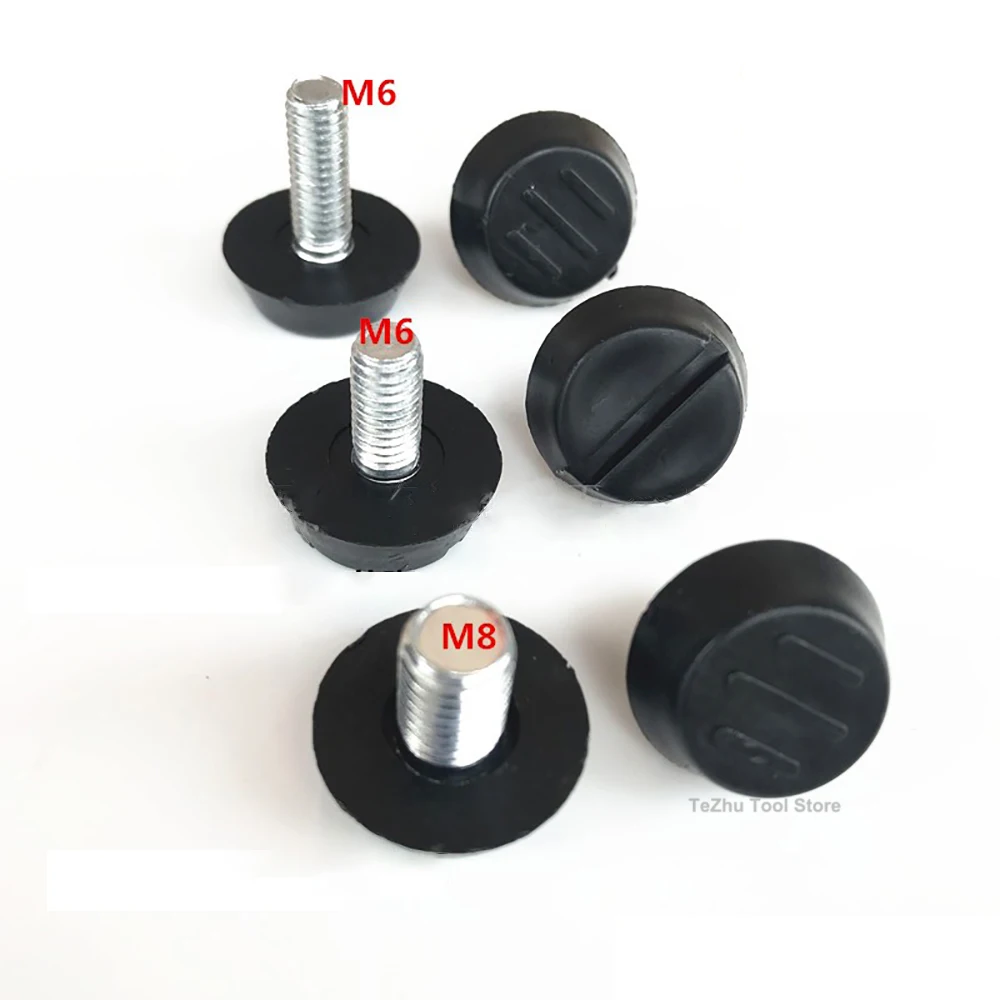 Furniture Table Chair Sofa Cabinet Adjustable Levelling Leg Feet Glide Slide Leveler Base Screw-in M6 M8 Bolt On Pad