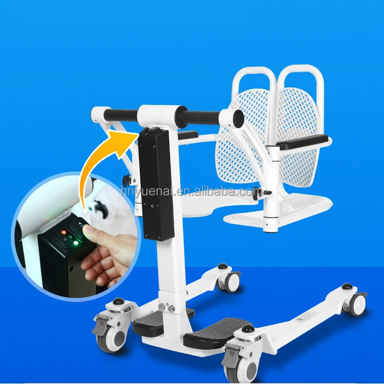 wholesale medical portable electric hydraulic toilet  move elderly patient nursing transfer lift commode chair