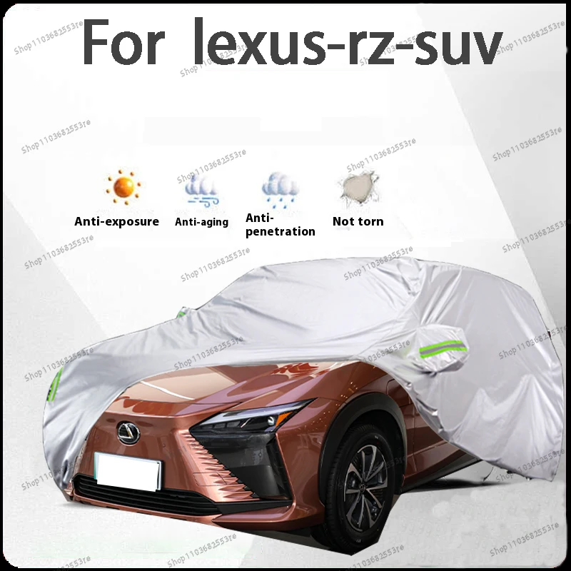 

For Lexus RZ Fit Car Cover - Waterproof, Dustproof, Sunshade (UV), Snowproof | Silve Full Cover with All-Day Protection