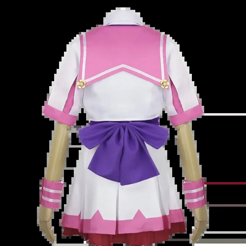 DY 202025 Amole Derby Anime Sailor Uniform, Special Week Cosplay Costumes, Cute Pure Purple Wig, Halloween25